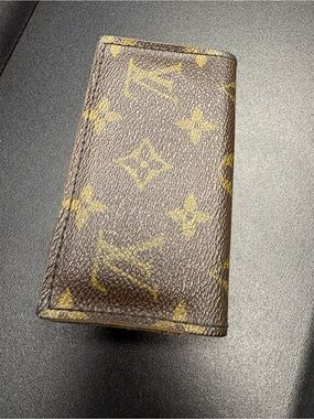 Louis Vuitton Brown and Gold Monogram card holder